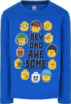 Lego T-shirt Blauw "Beyond Awesome" maat 152