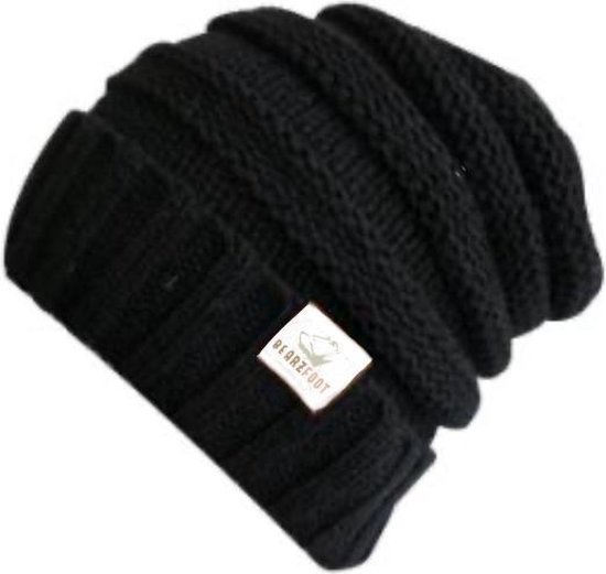 Gebreide muts dames wintermuts beanie muts warm zacht mode tieners meisjes skimuts licht zacht thermo fijn gebreide beanie vrouwen manchetten mutsen, rood, Eén maat