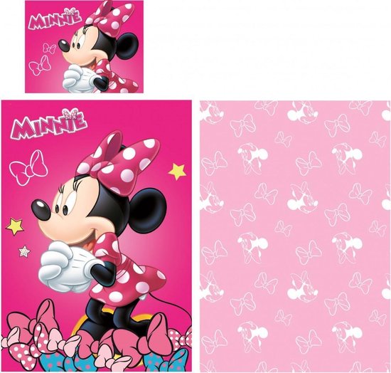 dekbedovertrek Minnie Mouse Bow / 1 personne