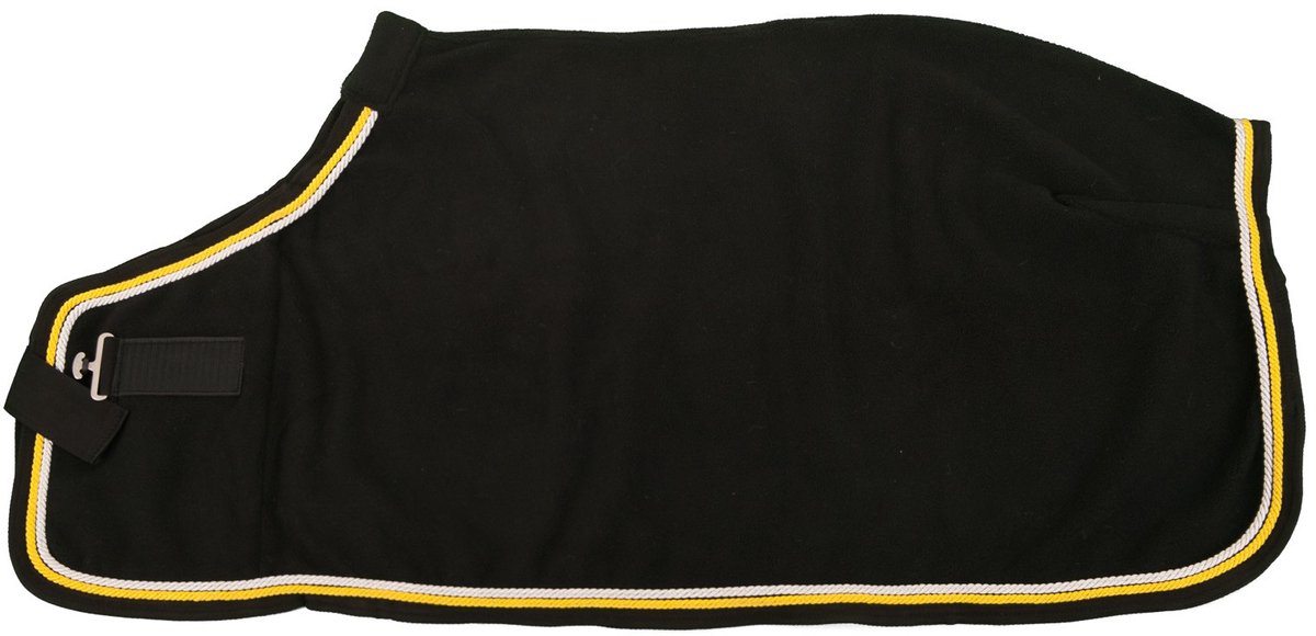 MHS Paardendeken Showfleece Deken zwart 125 cm