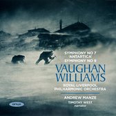 Royal Liverpool Philharmonic Orchestra, Andrew Manze - Vaughan Williams: Symphony No.7 'Antartica'/Symphony No.9 (CD)