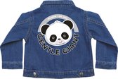 Pixeline Spijkerjas Panda 4-5 jaar - Jacket - Denim - spijkerjas - Panda - Organisch Katoen  - dierenprint - Pixeline - Casual