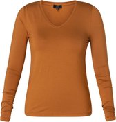 YESTA Alize Essential Jersey Shirts - Cashew Brown - maat 3(52)