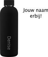 TIGR The Minimalist - Drinkfles - Thermosfles - RVS - 500ml - Met 5 Fruitsmaakjes - Waterfles met Naam