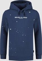 Ballin Amsterdam -  Jongens Slim Fit   Hoodie  - Blauw - Maat 176