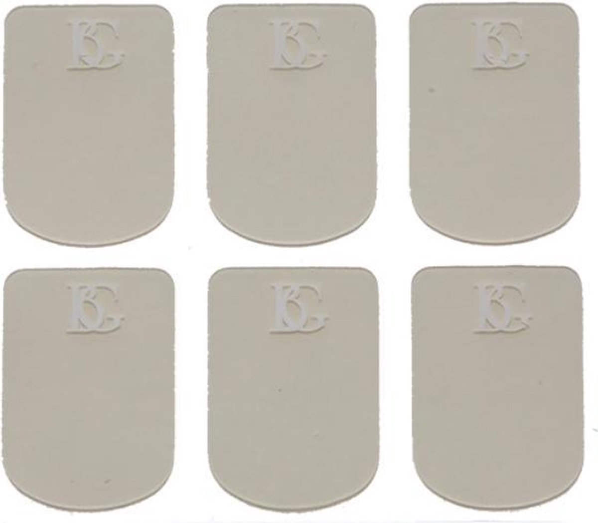 BG A11-S mondstukplakkers - 0.4 mm - 6 stuks - transparant