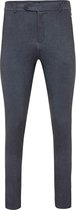 ELOY | Donkerblauwe stretch pantalon met structuur