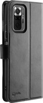 BeHello Xiaomi Redmi Note 10 Pro Gel Wallet Case Black