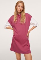 Mango Jurk Sweatjurk Met Capuchon 17044048 74 Dames Maat - 36