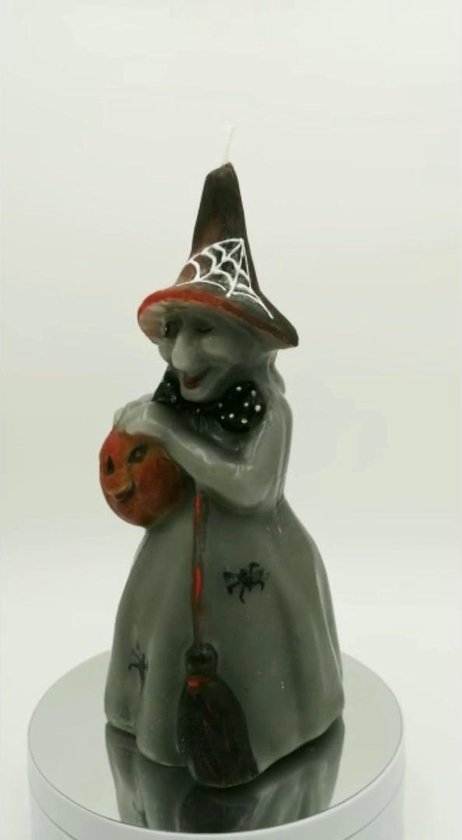 Halloween kaars Schattige Heks