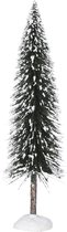 Luville - Snowy bristle tree on log - Kersthuisjes & Kerstdorpen