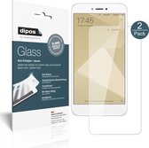 dipos I 2x Pantserfolie helder compatibel met Xiaomi Redmi 4X Beschermfolie 9H screen-protector