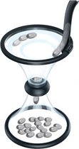 spaarpot zandloper junior 18 x 36 cm PVC transparant