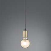 Trio Leuchten Cord hanglamp - pendellamp - E27 - in hoogte verstelbaar - goud