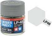 Tamiya LP-48 Sparkling Silver - Gloss - Lacquer Paint - 10ml Verf potje