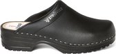 Strovels 303 Open Hak klomp PU zool - zwart - 40