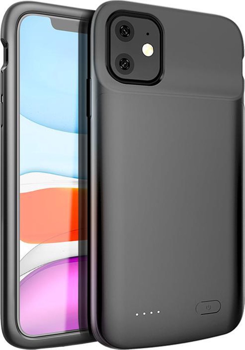 Geschikt voor iPhone 11 Pro - Batterijhoesje - Distinction Smart Battery Case - Powerbank hoesje - Zwart - 4800 mAh op Prijzenvolger.com