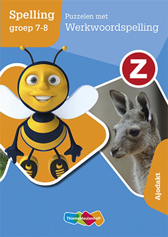 Puzzelen met werkwoordspelling Groep 7/8 Werkboek - cover