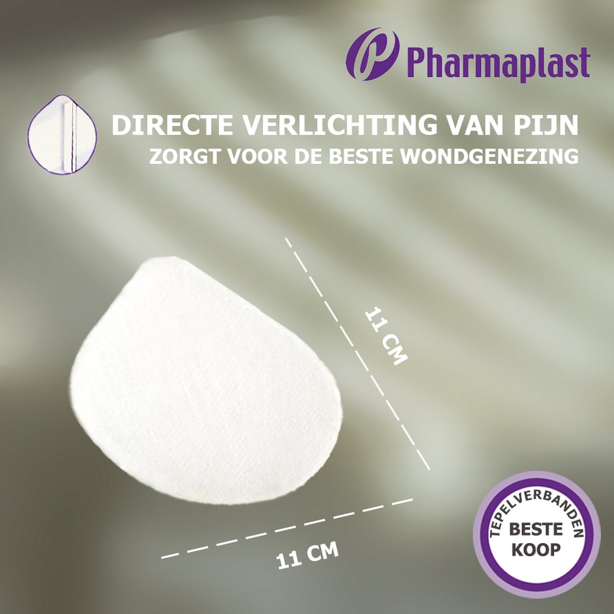 20 stuks Pharmaplast Hydrogel Breast Discs Hydrogel pads