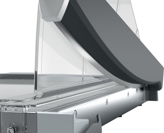 Table de découpe Leitz Precision Office Pro A4+ avec protection des couteaux pour le bureau - Coupe jusqu'à 25 feuilles A4 - Anthracite