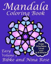 Mandala Coloring Book Easy Volume 5