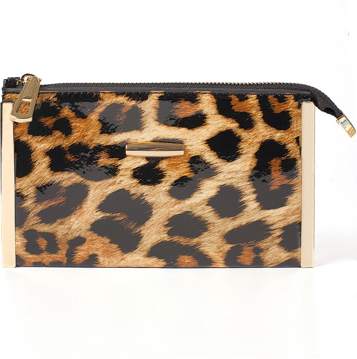 Bagwise Clutch - Portemonnee - Telefoontasje - Avondtasje - Dames - Leopard