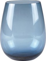 Bitz waterglas - Blauw - set van 4 - D 9,3 cm - H 11,5 cm - 520 ml