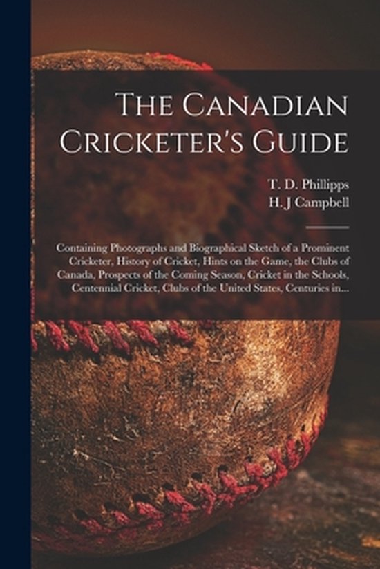 The Canadian Cricketer's Guide [microform] - cover
