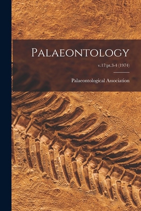Palaeontology; v.17 - cover