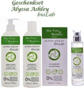 Alyssa Ashley BioLab -Aloe Vera & Bamboo- geschenkset: Parfum, bodylotion en showergel