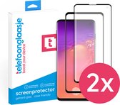 DuoPack: Samsung Galaxy S10 screenprotector gehard glas Case Friendly