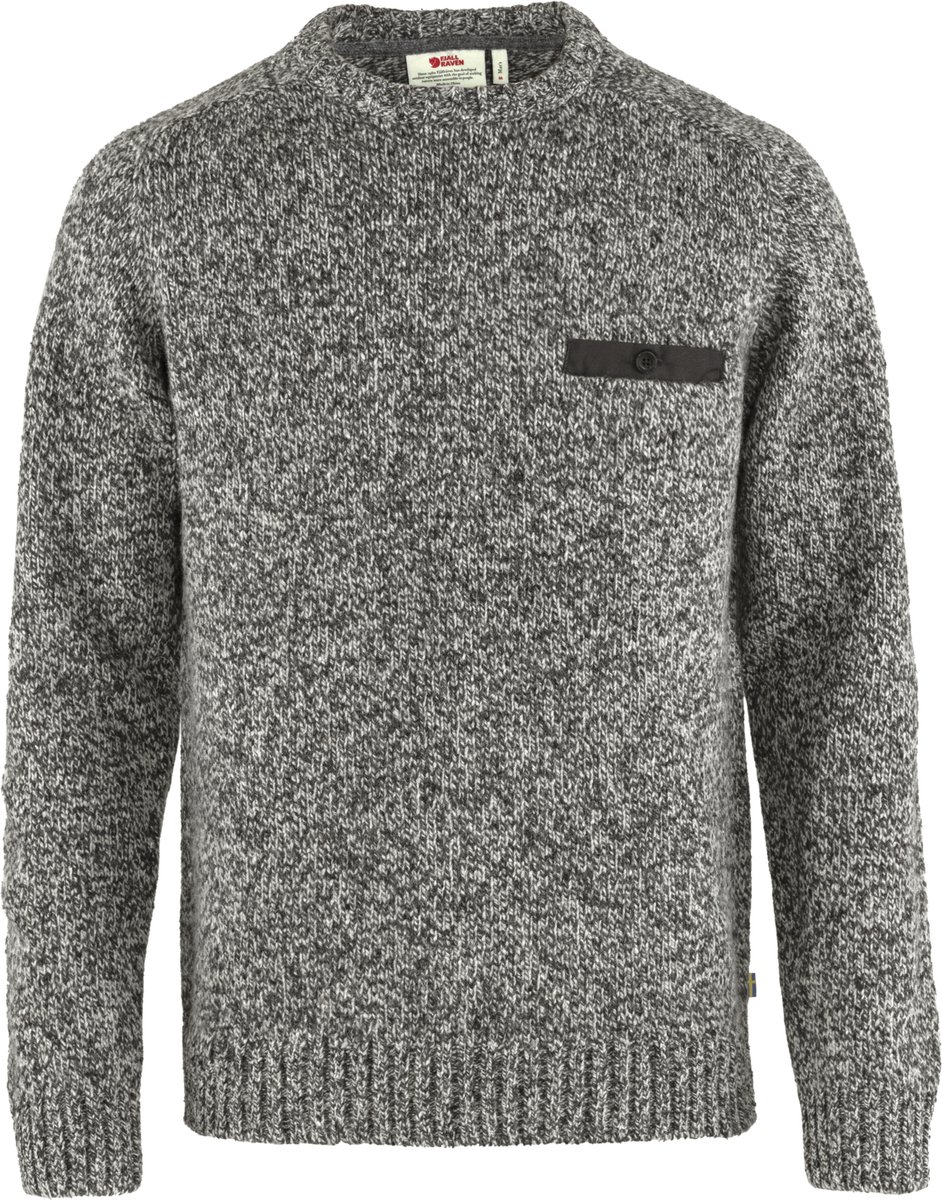 Fjallraven Lada Round-neck Sweater Men Outdoortrui Heren Grijs