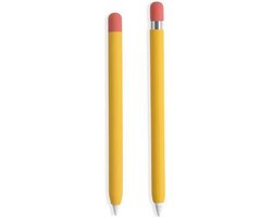 Foto: Doodroo skin voor apple pencil 1e 2e gen oranje siliconen beschermfolie met grip