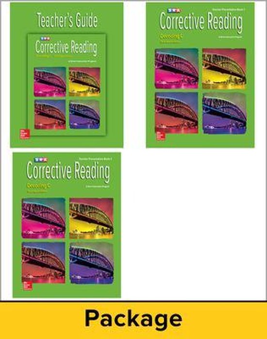 Corrective reading decoding level c teacher materials package 