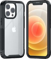 Casecentive Shockproof case geschikt voor iPhone 13 Pro - clear