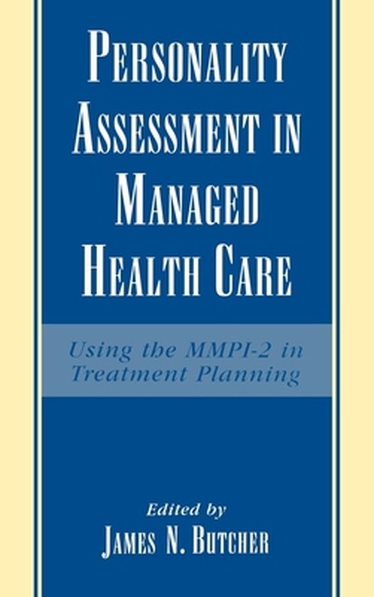 Personality Assessment In Managed Health Care - cover
