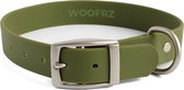 WOOFRZ® Hondenhalsband - Halsband Hond - Groen - Maat XL - Puppy Halsband - Halsband - Halsband Puppy