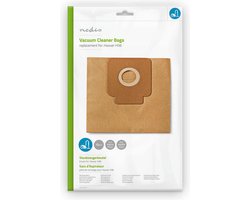 Nedis Stofzuigerzak - 10 Stuks - Papier - Meest verkocht voor: Hoover H58 - Bruin