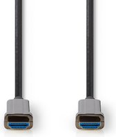 Nedis Actieve Optische Ultra High Speed HDMI-Kabel met Ethernet - HDMI Connector - HDMI Connector - 8K@60Hz - 48 Gbps - 50.0 m - Rond - PVC - Zwart - Gift Box