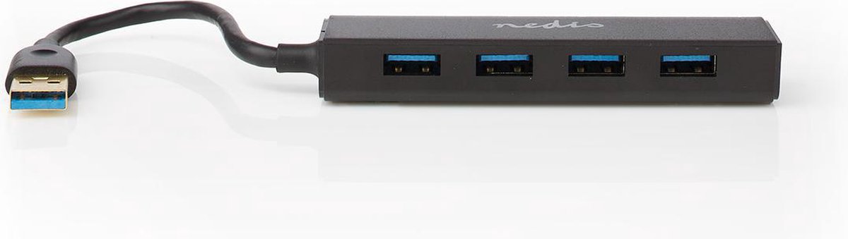 USB-Hub - USB-A Male - USB-A Female - 4-Poorts poort(en) - USB 3.2 Gen 1 - USB Gevoed - 4x USB