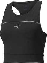 Puma Cooladapt Crop Hardloop Tanktop Zwart Dames - Maat M