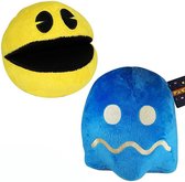 Pac-Man Mini + Spook Donkerblauw Mini Pluche Knuffel 15 cm | Originele Pacman knuffel | Pac Man plush | Speelgoed voor kinderen