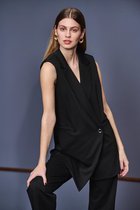 Ichi Vest Ihkate Glitz Wa 20115493 Black 194008 Dames Maat - S