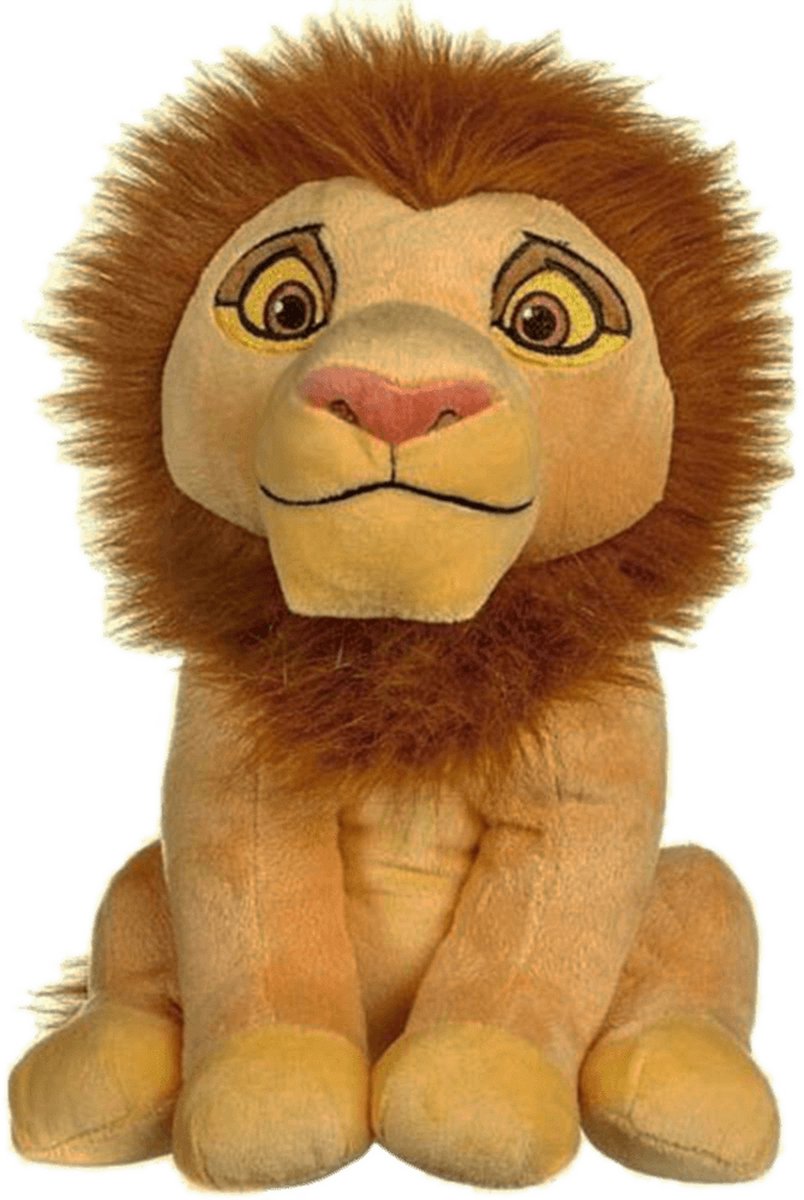 Mufasa - Disney Lion - De Leeuwenkoning - Knuffel - 30 cm |
