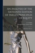 An Analysis of the Sixteenth Edition of Snell's Principles of Equity