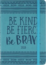 Peter Pauper - compact agenda - Artisan Kind Fierce Brave - leatherlook - 16-mnds - 2023