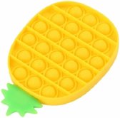 Pop It Fidget Toy Ananas 12 cm | Geel