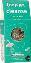teapigs Cleanse - Detox Tea with coconut - 15 Tea Bags (organic - bio) - 15 pyramide zakjes thee