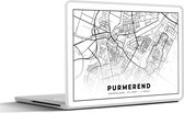 Laptop sticker - 12.3 inch - Kaart - Purmerend - Nederland - 30x22cm - Laptopstickers - Laptop skin - Cover