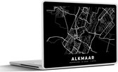 Laptop sticker - 11.6 inch - Kaart - Alkmaar - Nederland - 30x21cm - Laptopstickers - Laptop skin - Cover